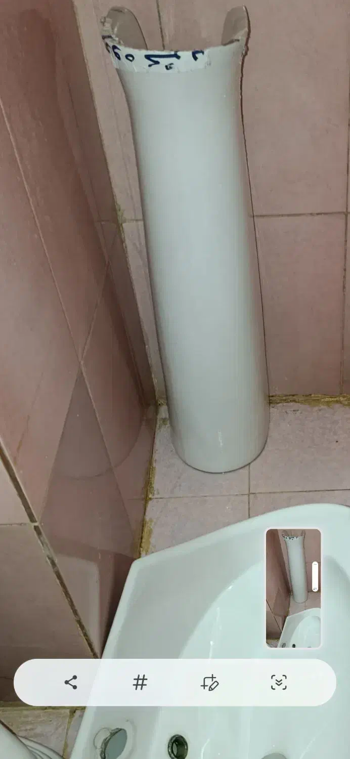 روشویی درحمام وتوالت|لوازم سرویس بهداشتی|گرمدره, |دیوار