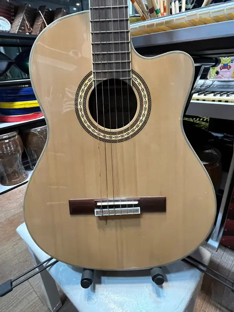 گیتار کلاسیک کاتوی سانتانا گالری موسیقی آرتیا|گیتار، بیس، امپلیفایر|لاهیجان, انقلاب|دیوار