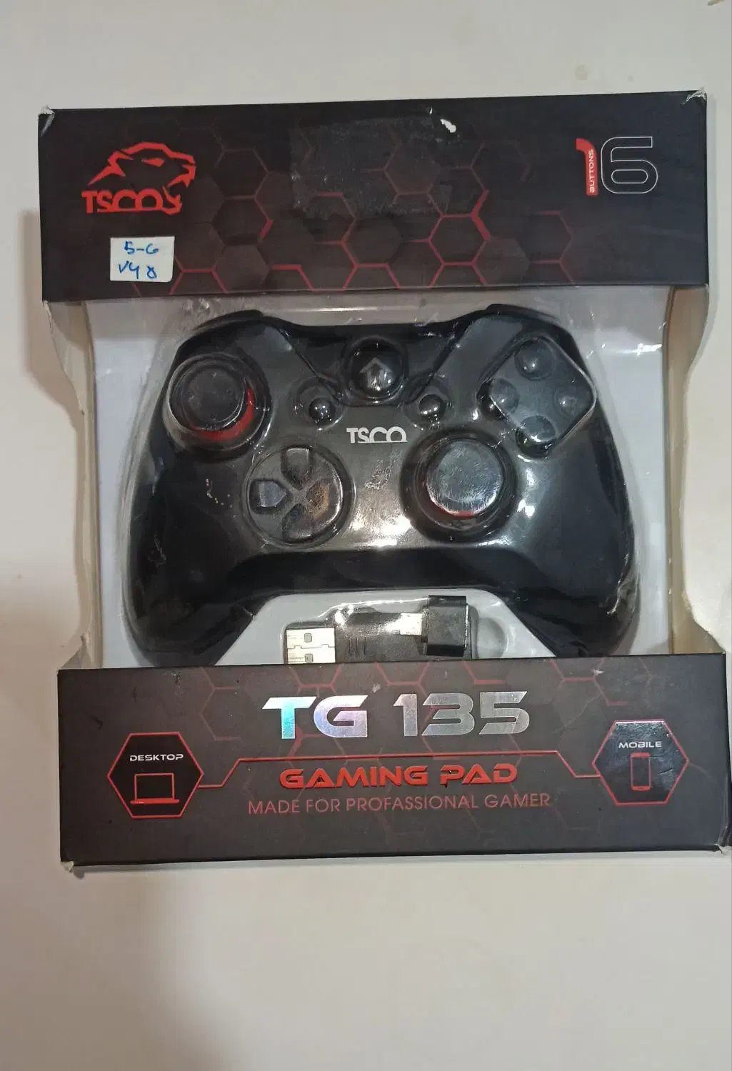 دسته ی تسکو tg 135 در حد نو|کنسول، بازی ویدئویی و آنلاین|تنکابن, |دیوار