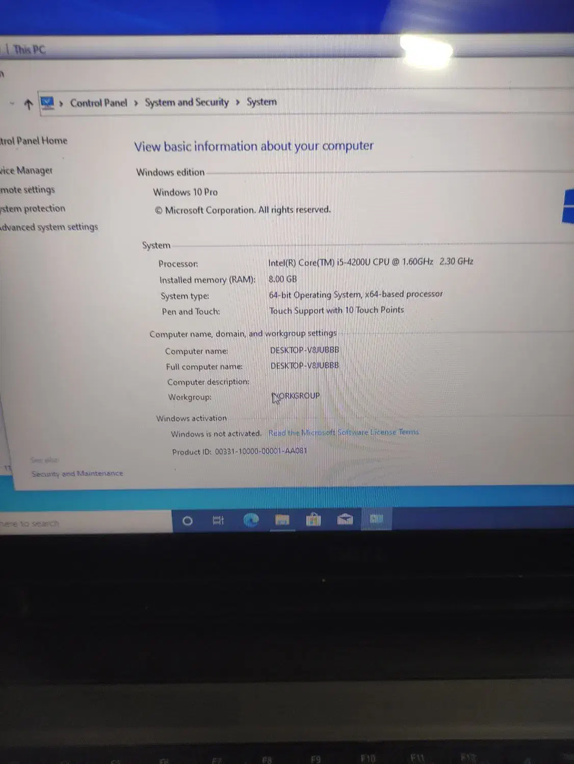 لبتاب del i5 4200u|رایانه همراه|زابل, |دیوار