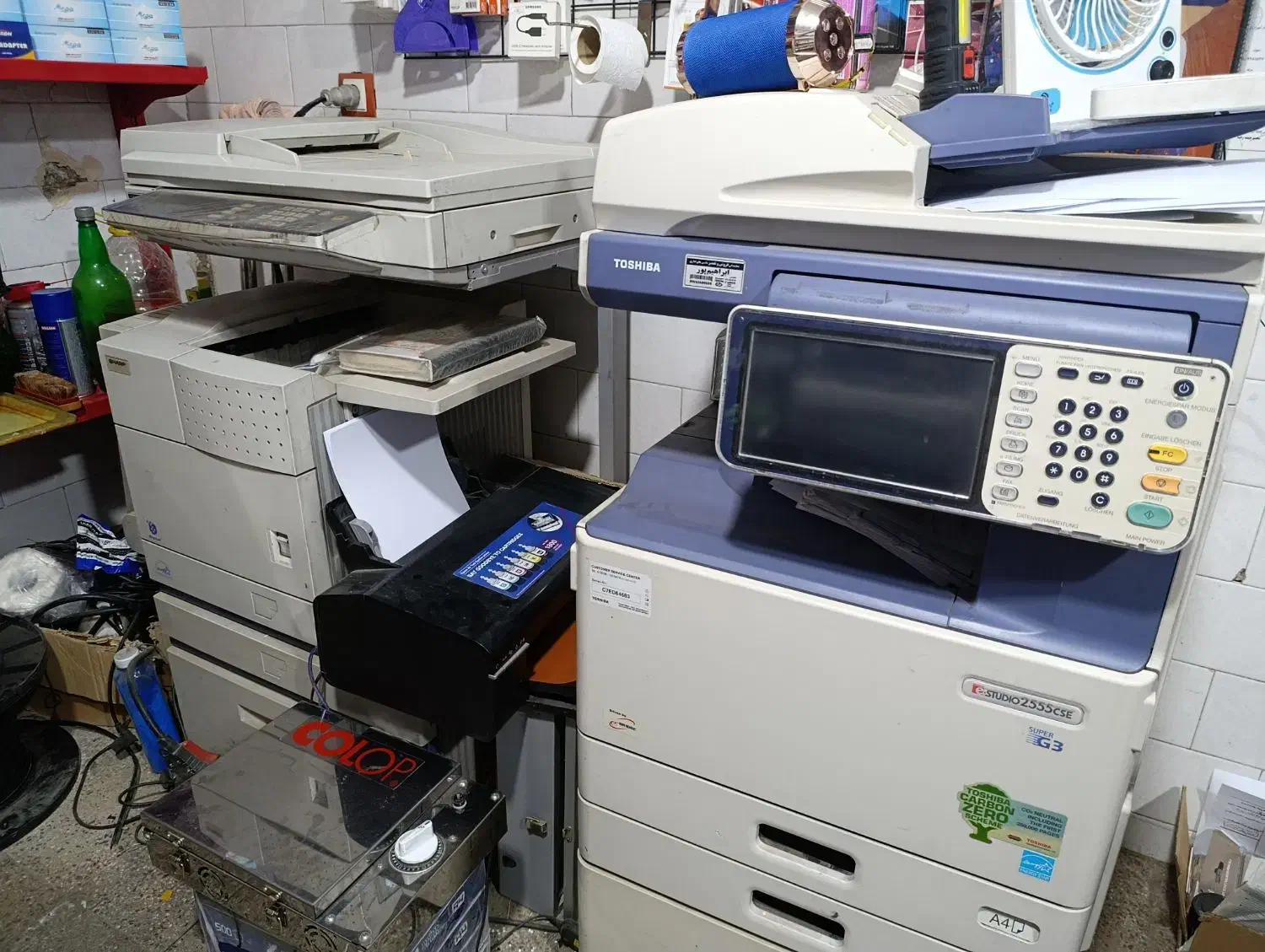 پرینتر سه کاره ایستاده|پرینتر، اسکنر، کپی، فکس|خرم‌آباد, |دیوار