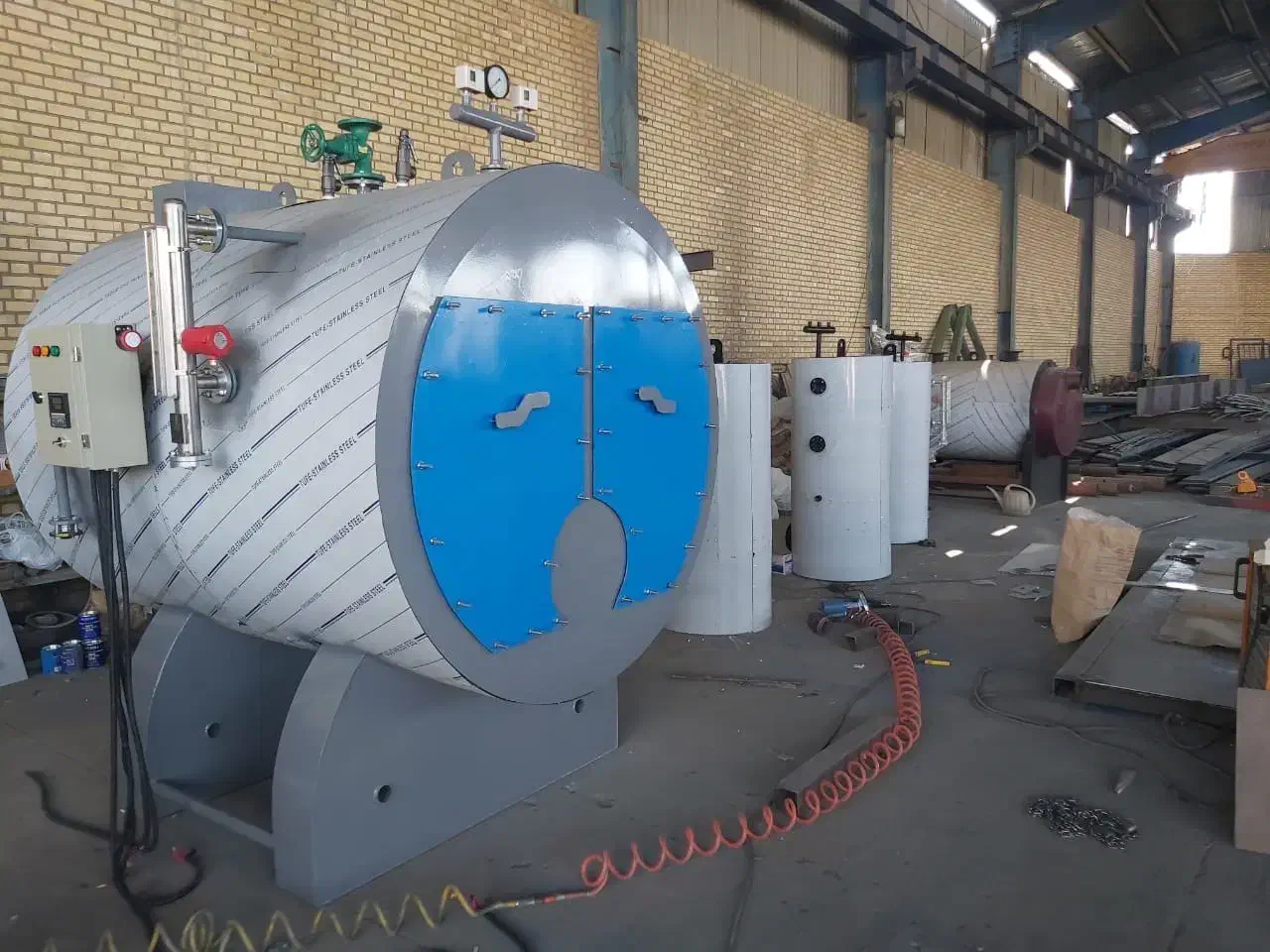 دیگ بویلر بخار یک تن ۱ تن صنعتی دوگانه سوز|ماشینآلات صنعتی|تهران, افسریه شمالی|دیوار