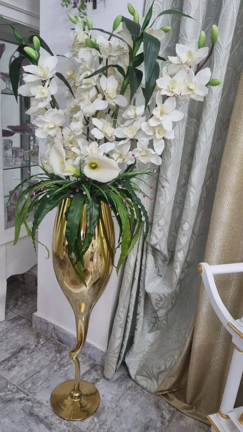 جام گل کنار سالنی|گل مصنوعی|تبریز, |دیوار