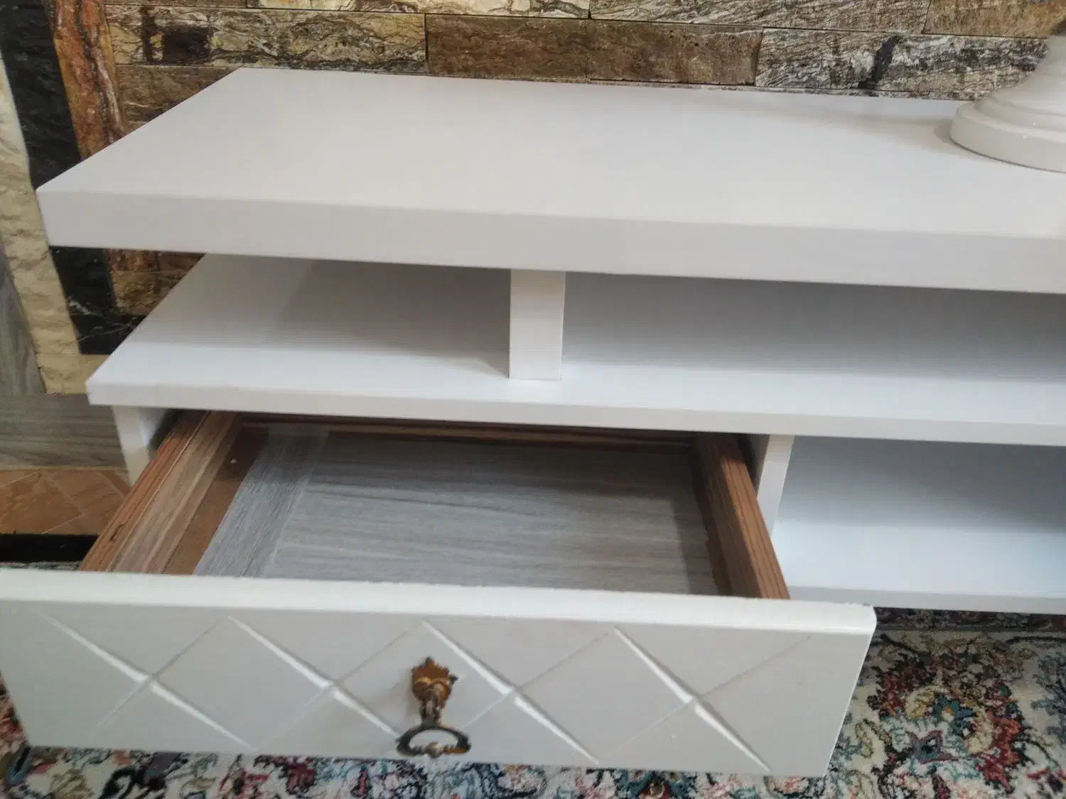 زیر تلویزیون شیک نقلی|میز تلویزیون|خرم‌آباد, |دیوار