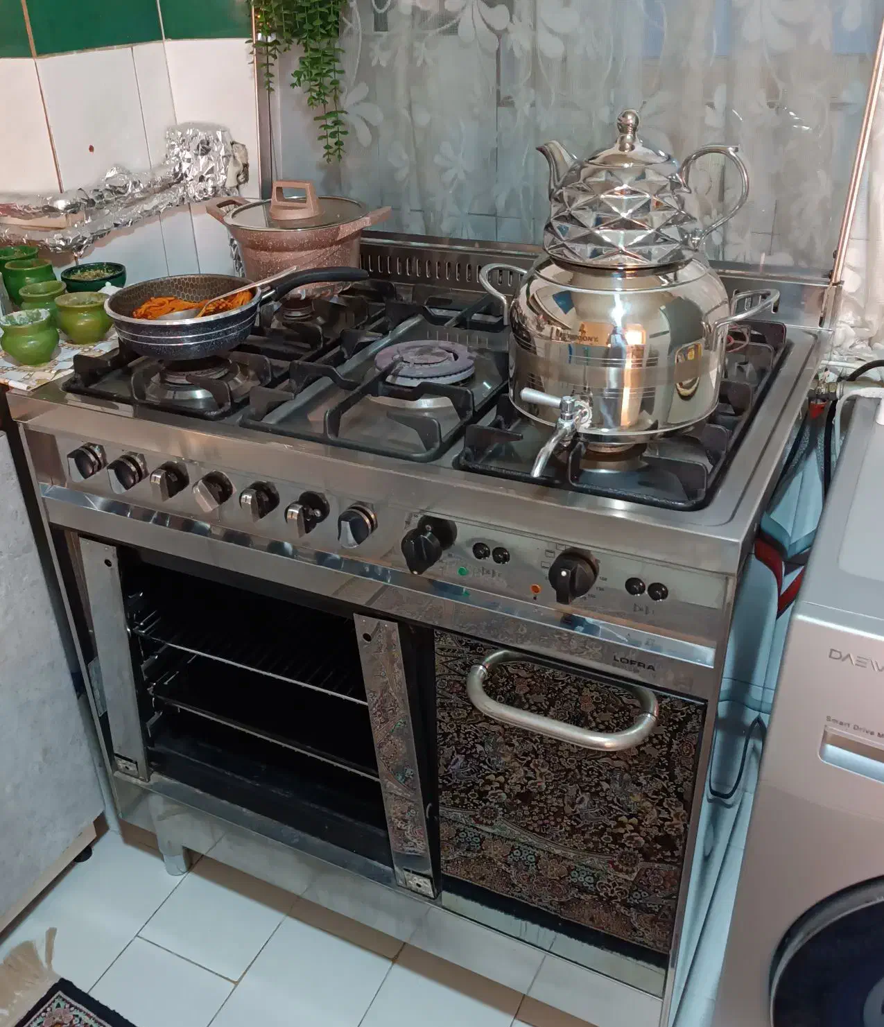 فر گاز وتستر ایتالیایی لوفرابدنه آلومینیوم Lofra|اجاق گاز و لوازم برقی پخت‌وپز|کرج, کرج نو|دیوار