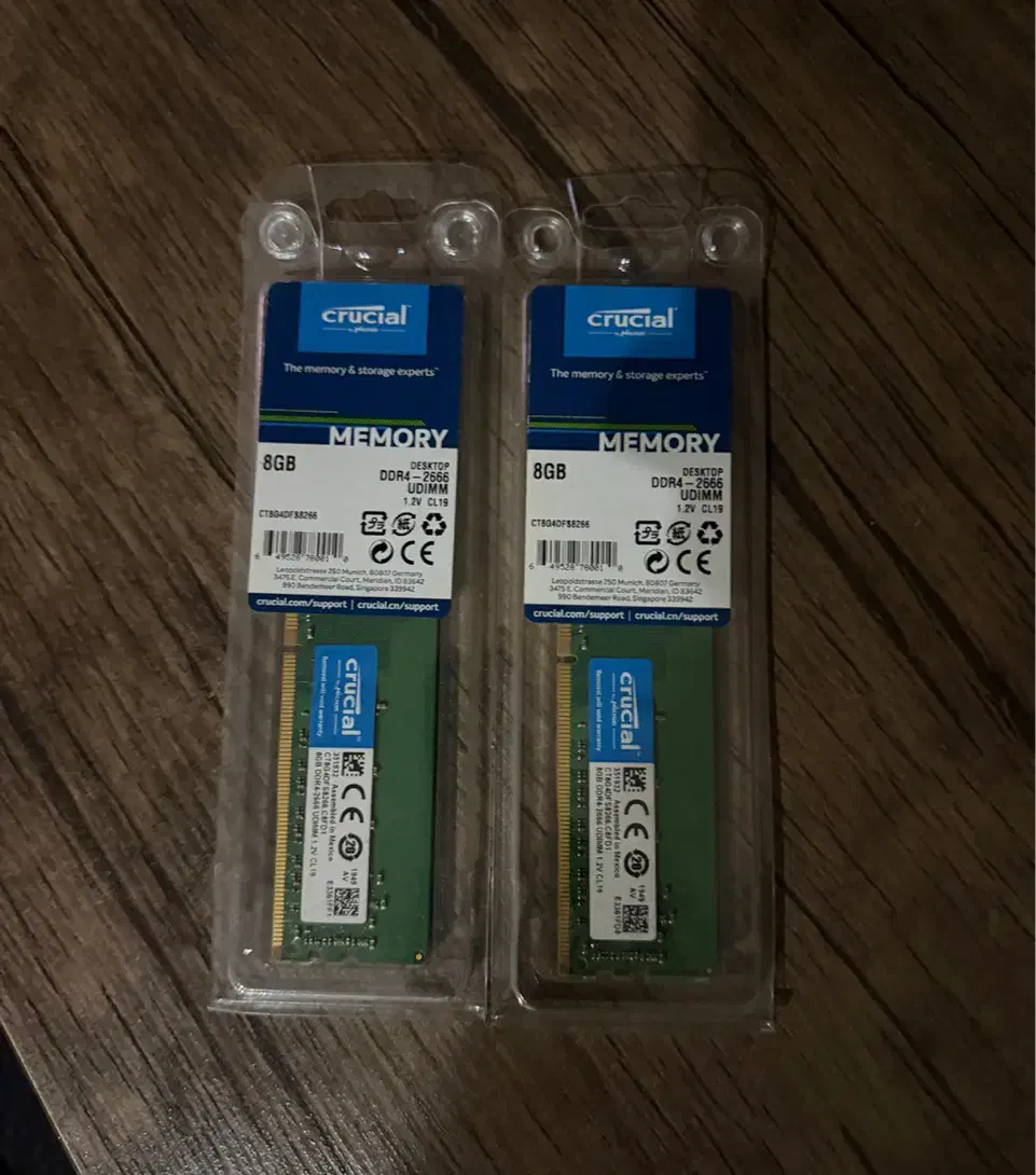 رم 16 گیگ کروشال ۲ کاناله 2666 cl19 ddr4|قطعات و لوازم جانبی رایانه|تهران, اختیاریه|دیوار