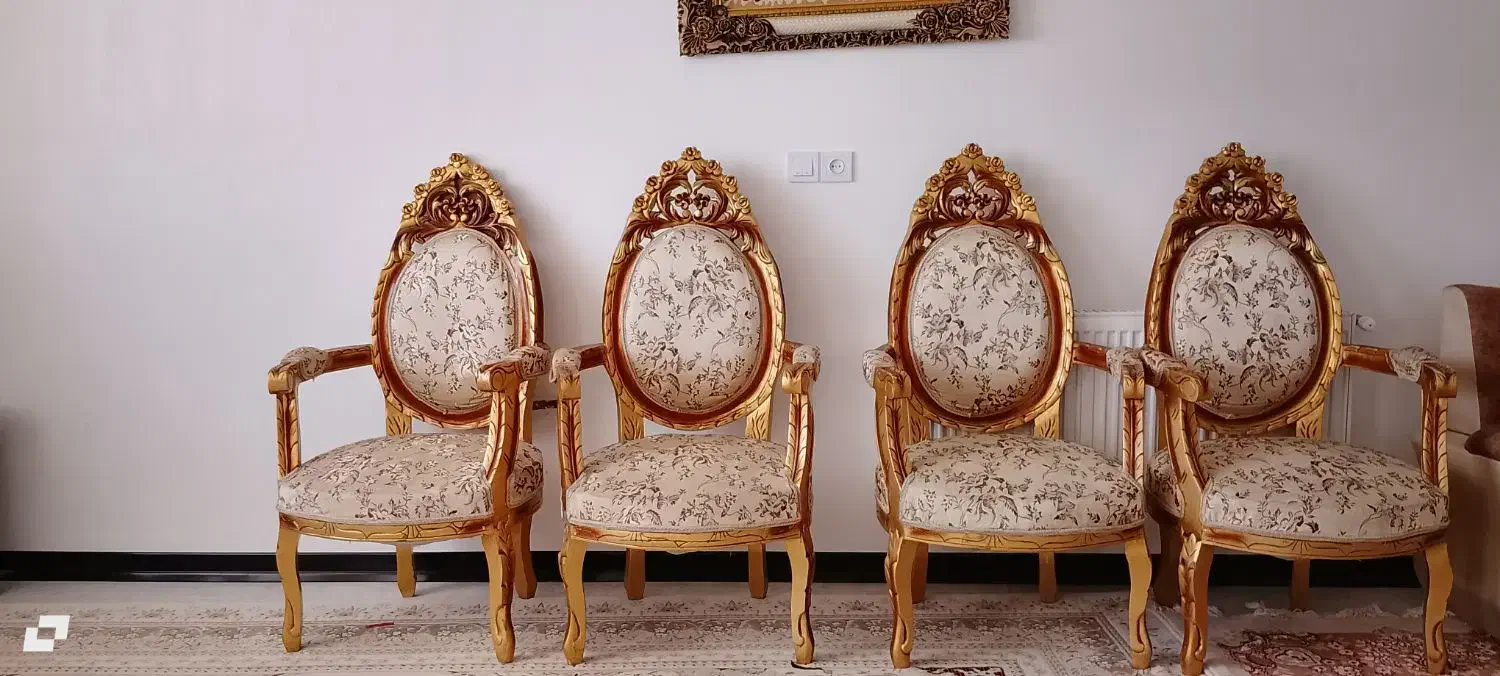 مبل سلطنتی|مبلمان خانگی و میز عسلی|بوئین و میاندشت, |دیوار