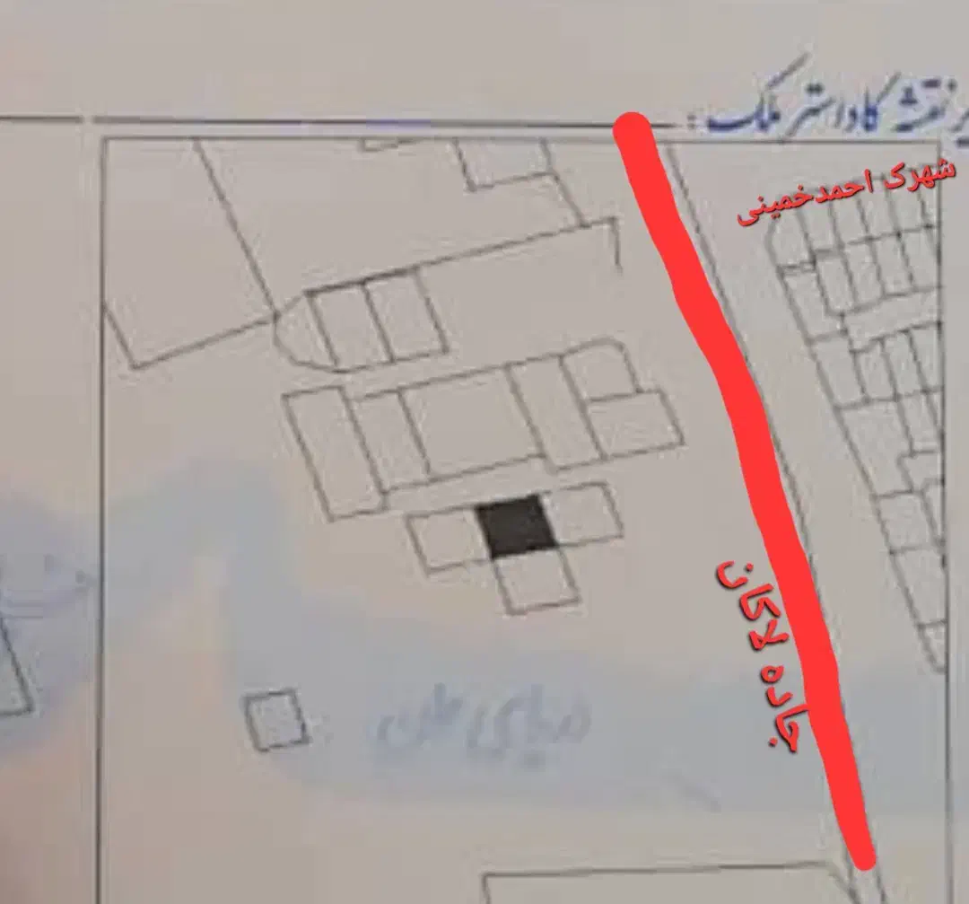 زمین سنددار برسه جاده لاکان روبروی شهرک احمدخمینی|فروش زمین و ملک کلنگی|رشت, شهرک احمد خمینی|دیوار