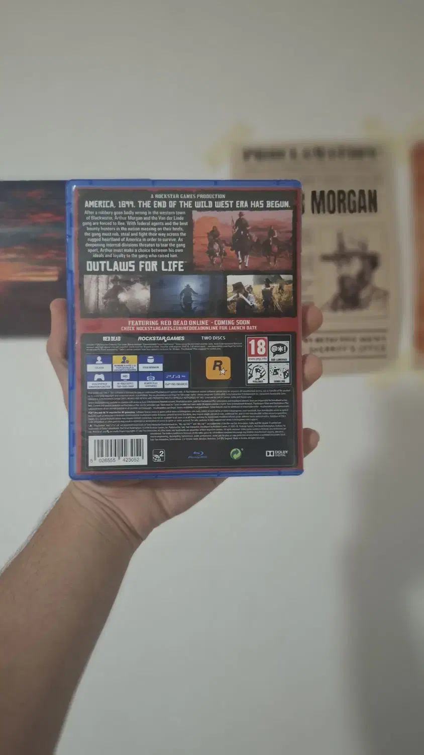 دیسک بازی ردد ۲ یا red dead redemption 2|کنسول، بازی ویدئویی و آنلاین|گرگان, |دیوار