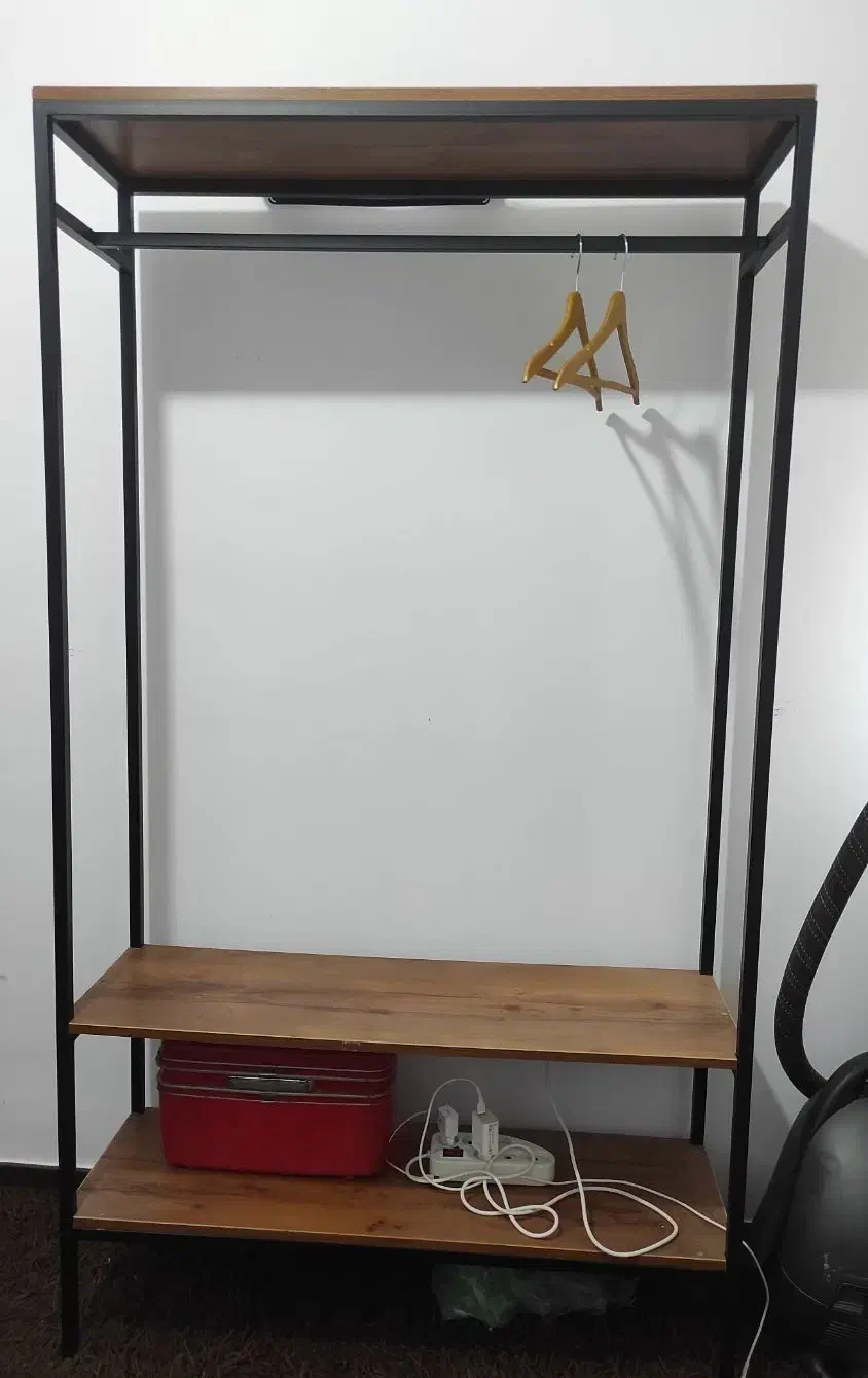 رگال و استند فلزی دارای دو طبقه|کتابخانه، شلف، قفسه‌های دیواری|گرگان, |دیوار