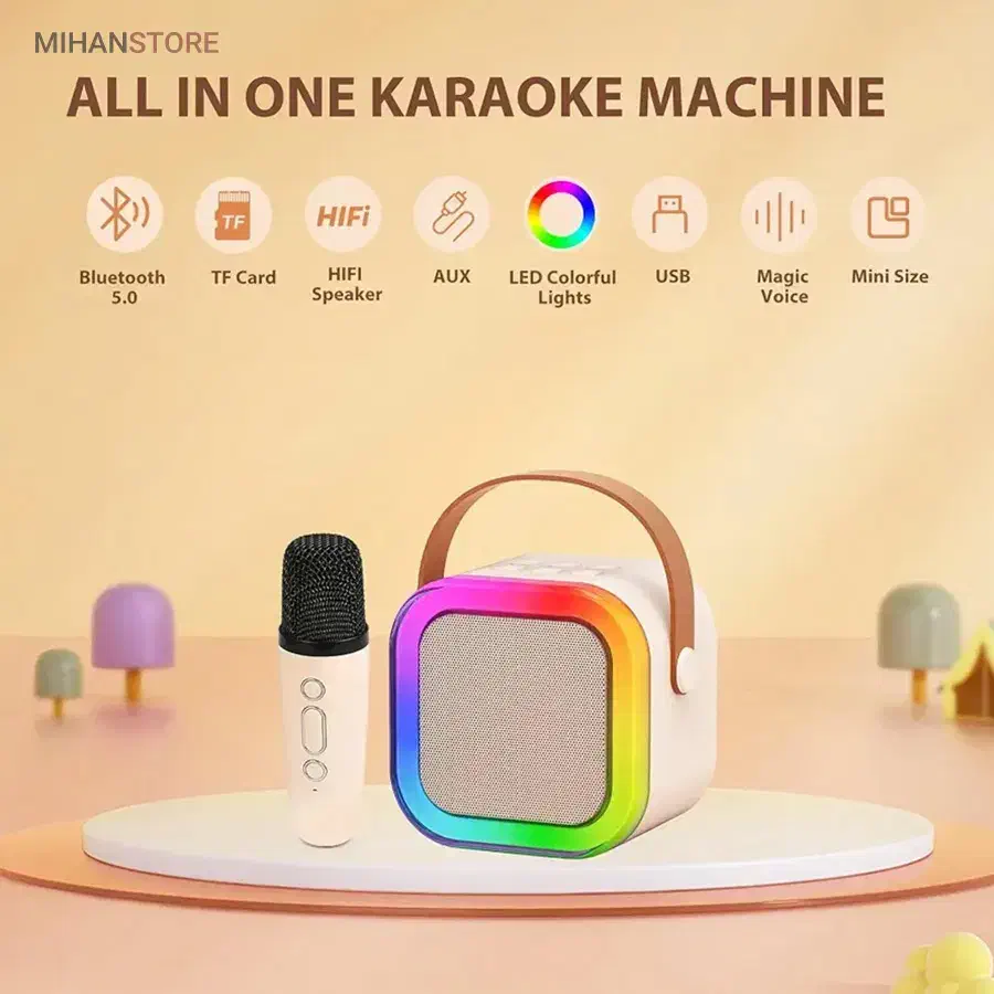 اسپیکر بلوتوثی میکروفن دار قابل حمل|لوازم جانبی موبایل و تبلت|اصفهان, باغ نگاره|دیوار