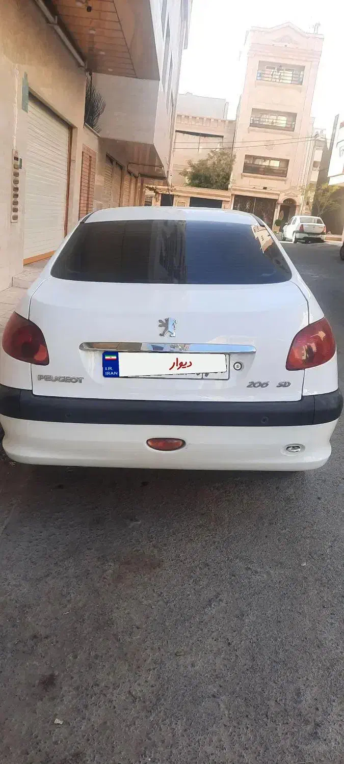 پژو 206 SD V8، مدل ۱۳۹۶ موتور Tu5|خودرو سواری و وانت|قم, شهرک قدس|دیوار