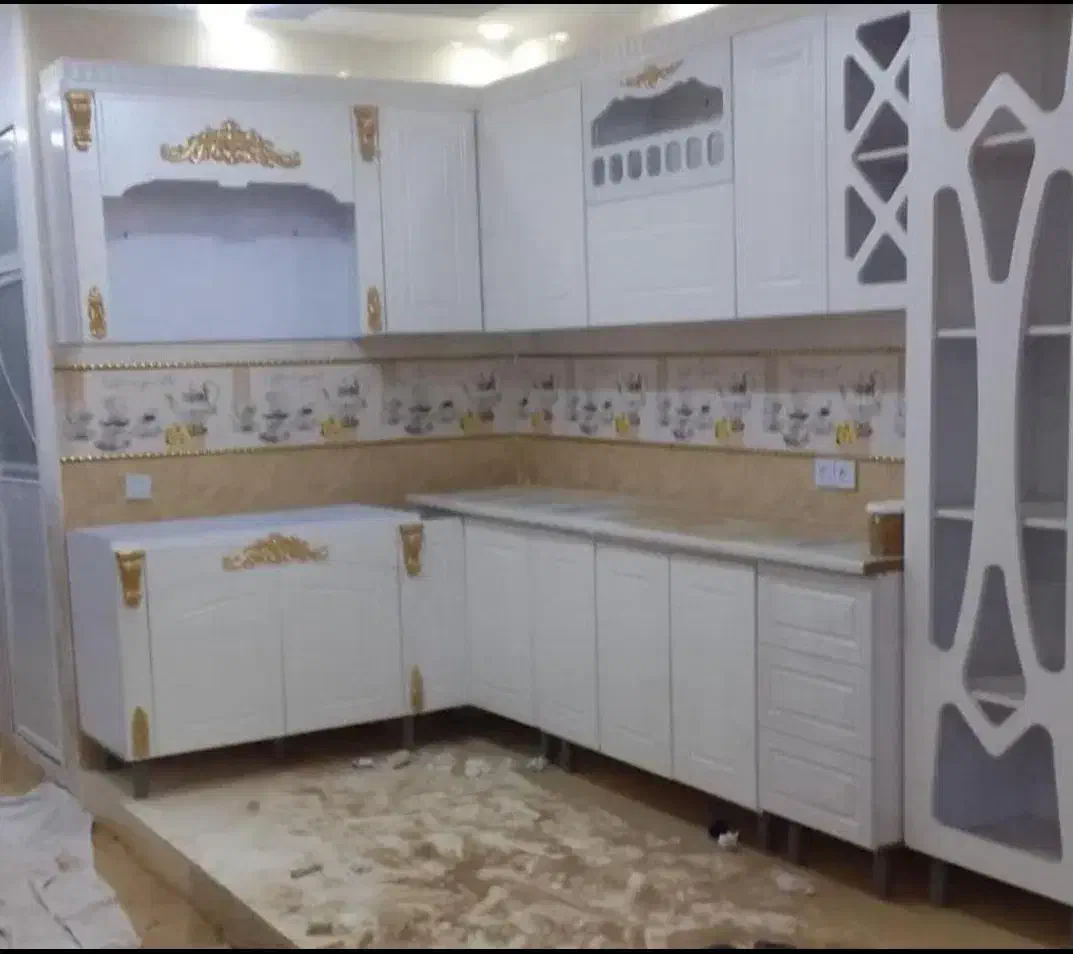 کابینت ممبران ام دی اف آرین سینا دستگیره عثمانی|مصالح و تجهیزات ساختمان|تویسرکان, |دیوار