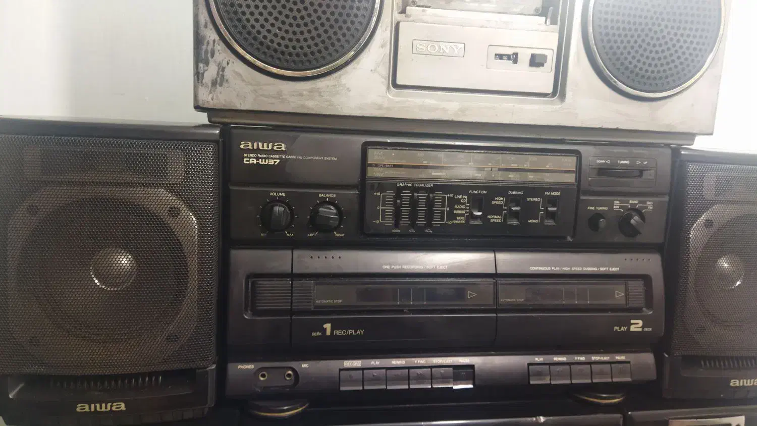 رادیوضبط سونی وایوا|سیستم صوتی خانگی|بابل, |دیوار