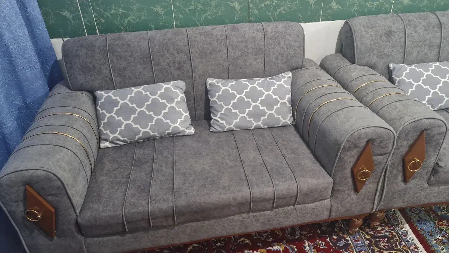 مبل نونو ۷نفره ۲۰تومان|مبلمان خانگی و میز عسلی|لردگان, |دیوار