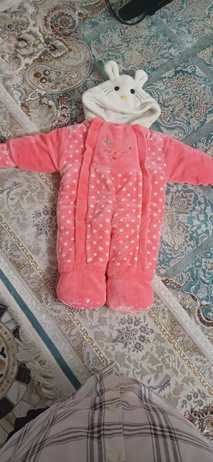 لباس سرهمی تمام خز|کفش و لباس بچه|مشهد, شهرک بهارستان|دیوار