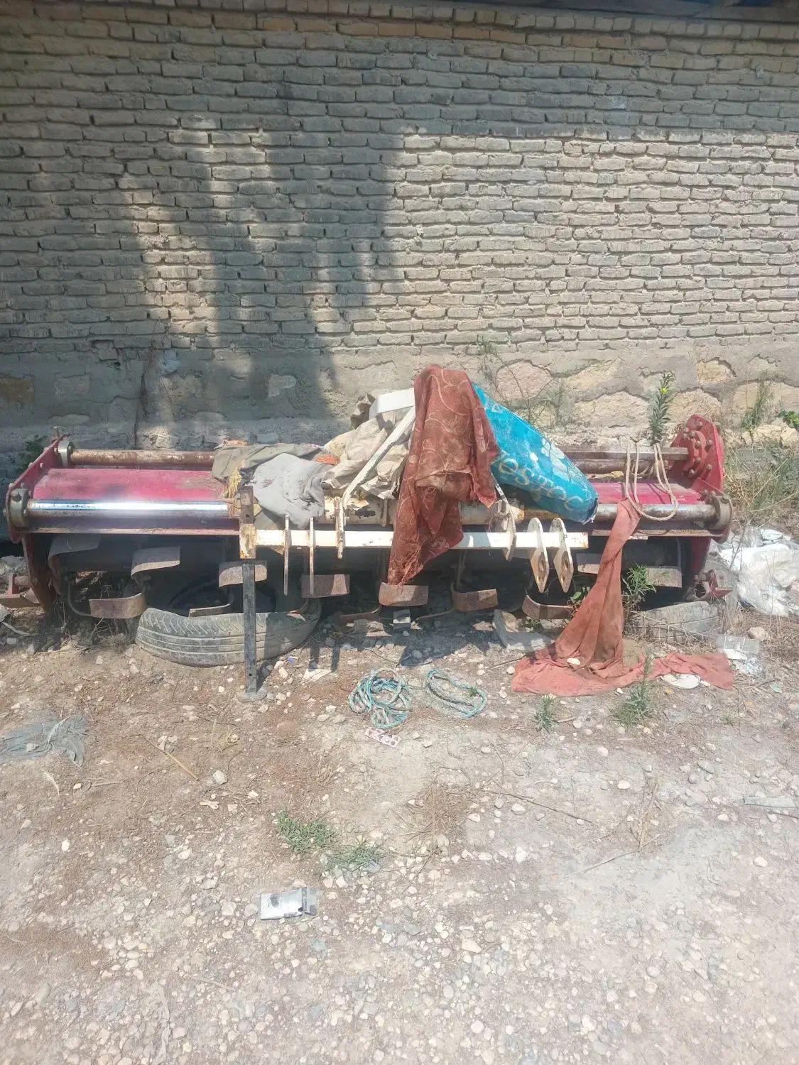 ادوات کشاورزی لاتوری کاه بند چرخ اهنی گاو اهن|ماشین‌آلات صنعتی|نکا, |دیوار