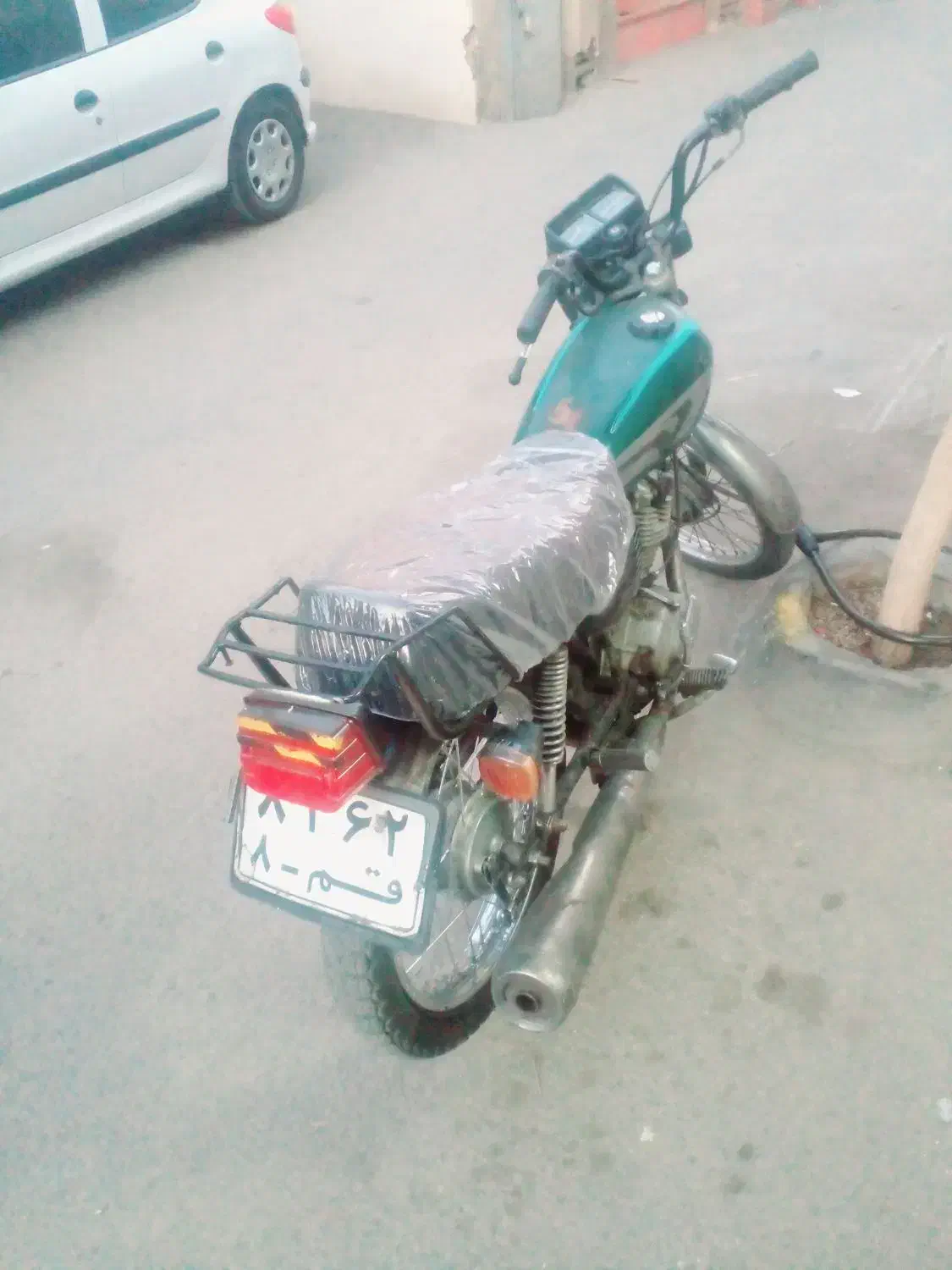 موتورسیکلت باپلاک|موتورسیکلت|قم, دروازه ری|دیوار