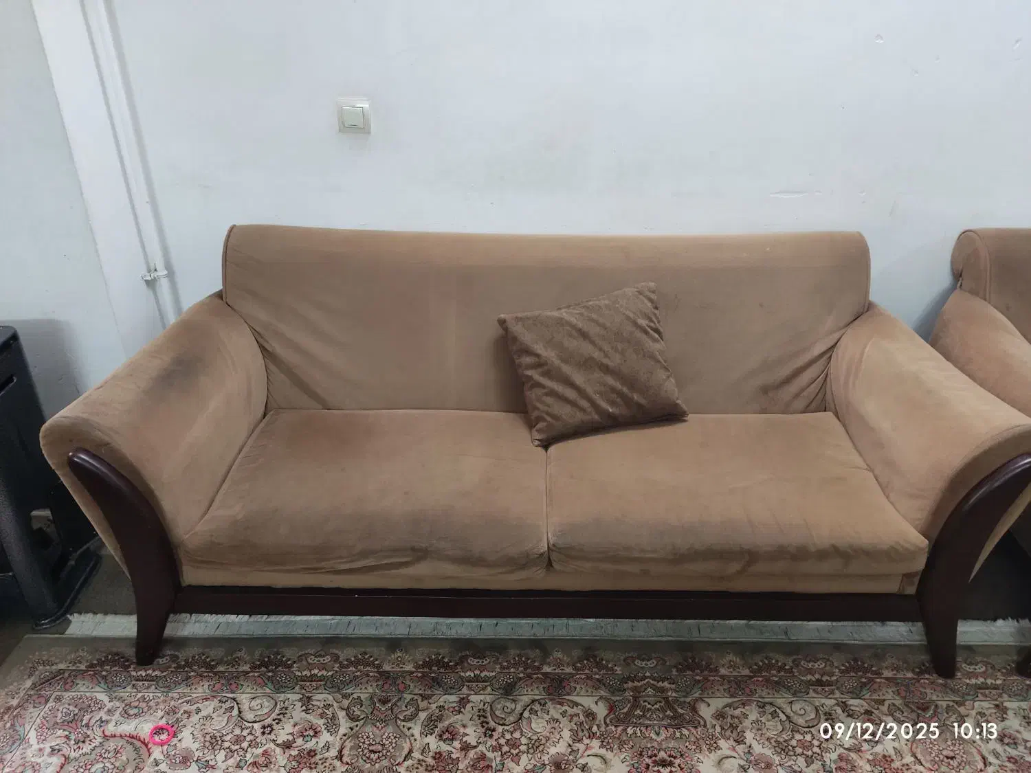 مبل هفت نفره قهوه ای|مبلمان خانگی و میز عسلی|بابل, |دیوار