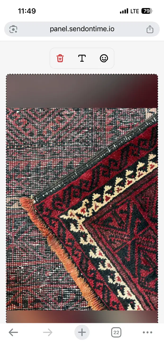 فرش دستبافت بلوچ|فرش|اصفهان, ملک‌شهر|دیوار