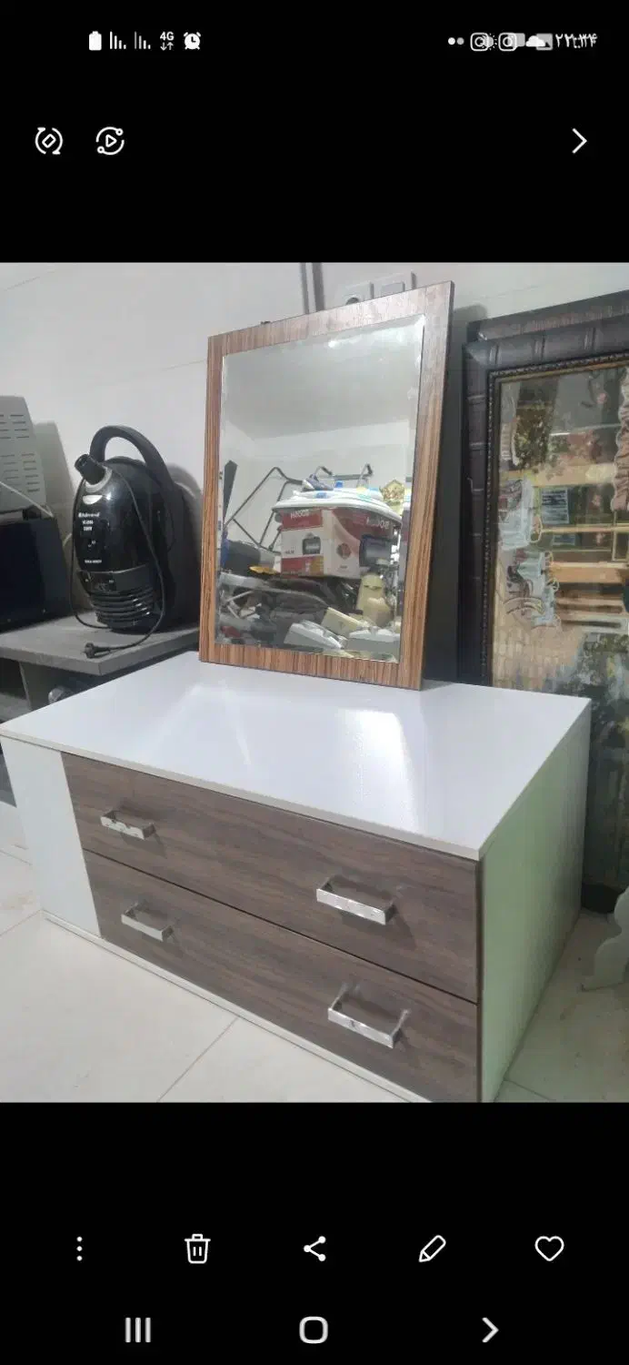 دراور دو کشو با باکس بغل کشو|جاکفشی، کمد، دراور|قروه, |دیوار