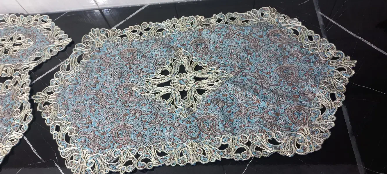 رومیزی ۴ تیکه|پرده، رانر، رومیزی|کرمانشاه, |دیوار