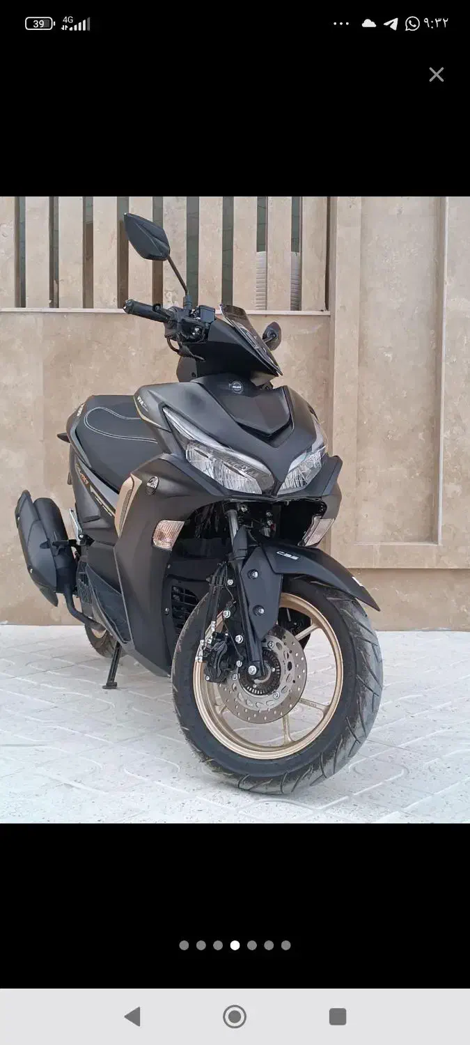 موتور ایروکس 155خشک شال طلایی|موتورسیکلت|مرودشت, ابوذر شمالی‎|دیوار