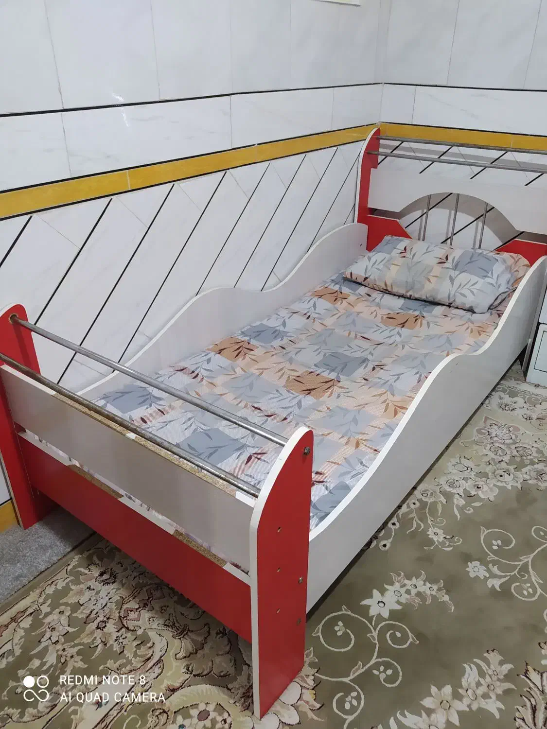 سرویس کمد و تخت نوجوان|تخت و سرویس خواب|خمینی‌شهر, |دیوار