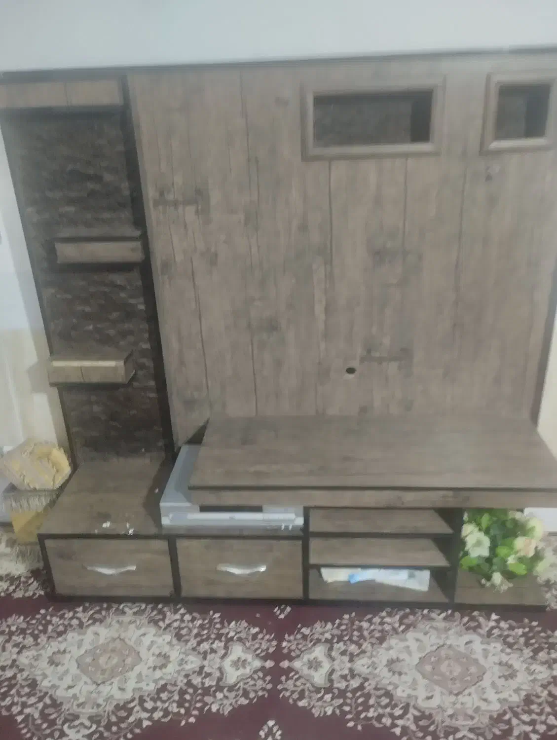 میز تلویزیون گردویی|میز تلویزیون|بیرجند, |دیوار