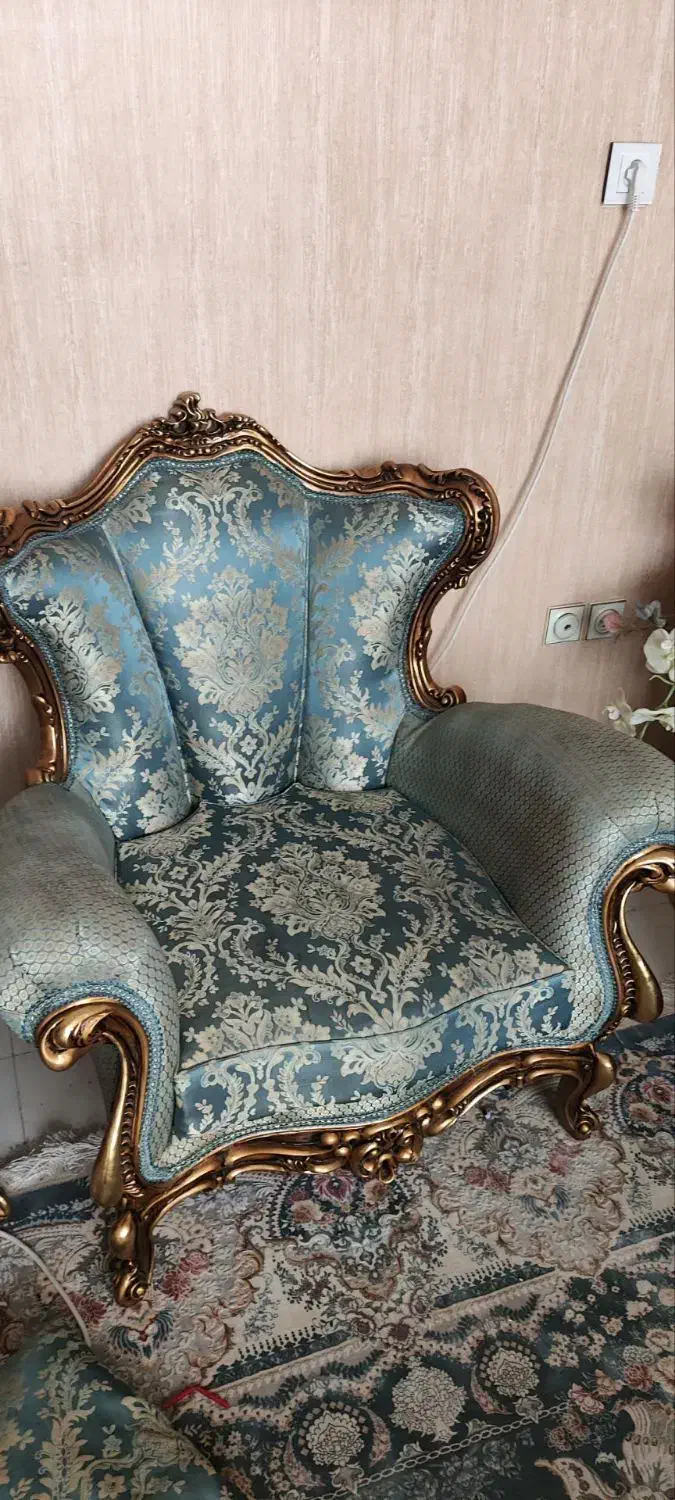 سرویس مبل 9نفره|مبلمان خانگی و میز عسلی|مشهد, تلگرد|دیوار