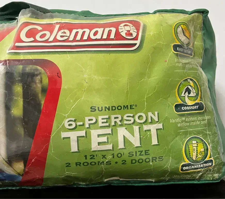 چادر کمپینگ دو خواب 6 نفره برند آمریکایی کلمن|کوهنوردی و کمپینگ|شیراز, اصلاحنژاد|دیوار