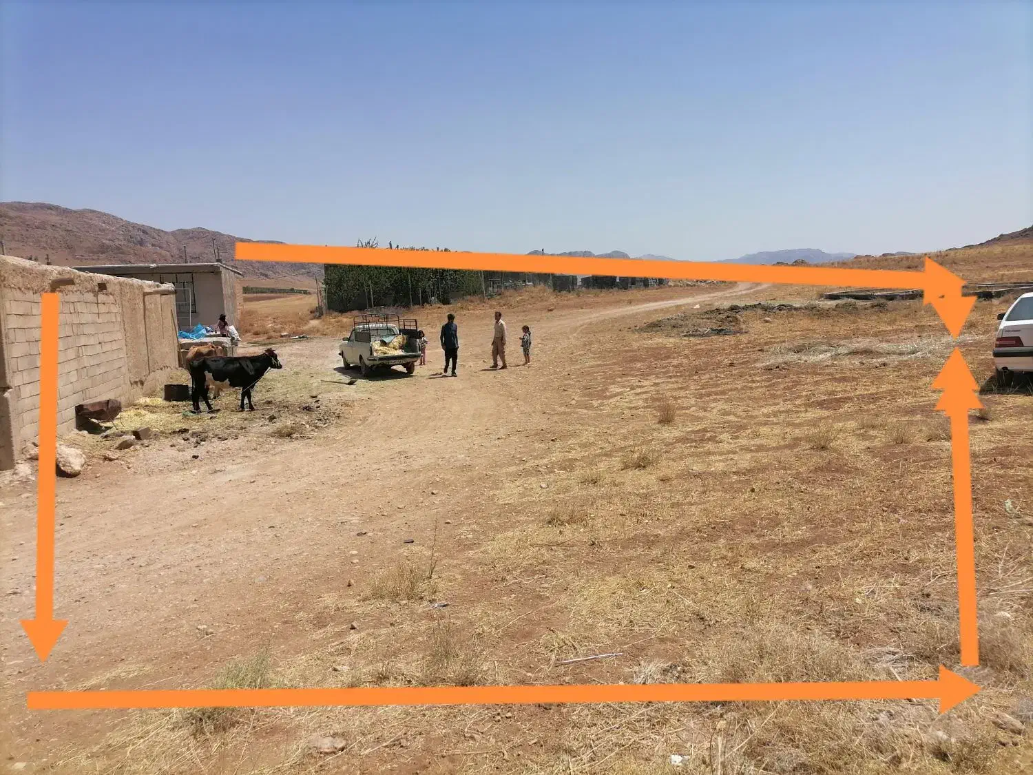 فروش زمین در روستای خسروشیرین آباده|فروش زمین و ملک کلنگی|بهمن صغاد, |دیوار