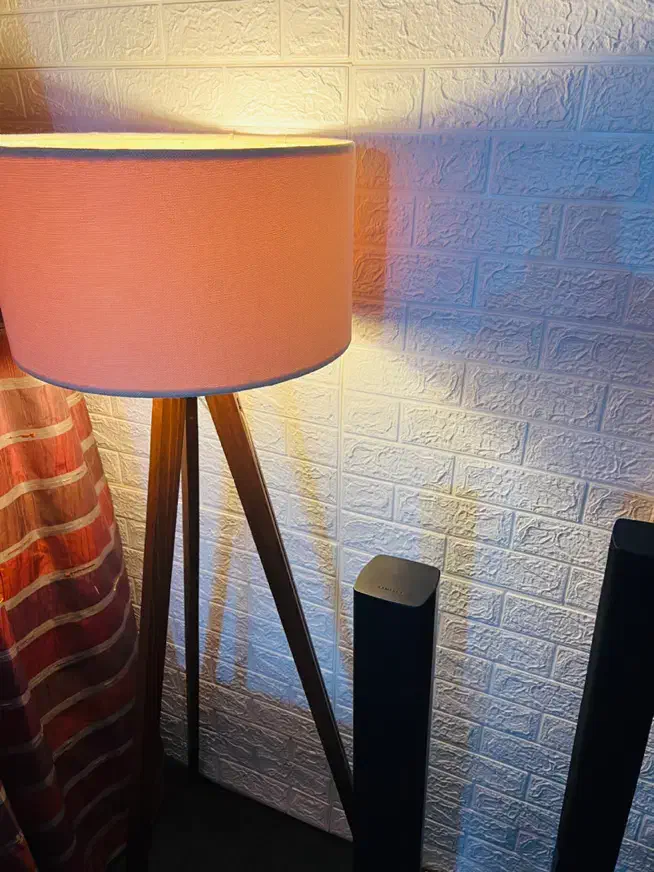 آباژور ایستاده در حد نو روشن|چراغ خواب و آباژور|بندر انزلی, آذربایجان|دیوار