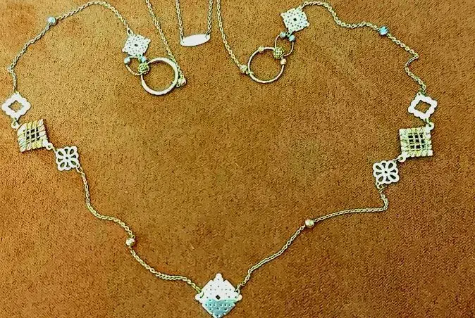 گردنبند طلا بلند ونکلیف زیبا با فاکتور فقط ۲ درصد|جواهرات|ری, دیلمان|دیوار