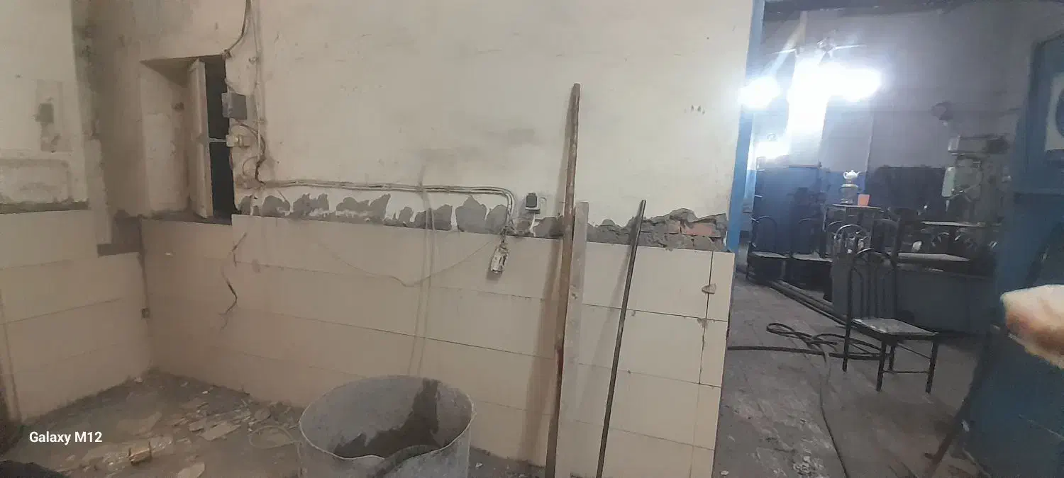 کاشی کاری  سرامیک تیغه چینی دیوار چینی نمای لفتنی|خدمات پیشه و مهارت|لنجان, |دیوار