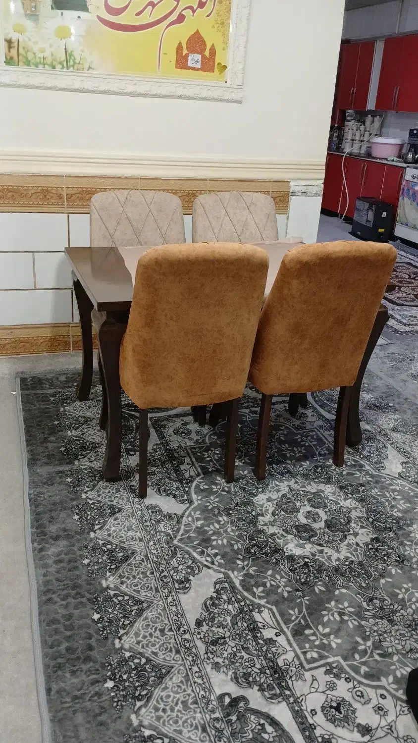 میز غذاخوری 4 نفره در حدنو|میز و صندلی غذاخوری|اهواز, کیانشهر|دیوار