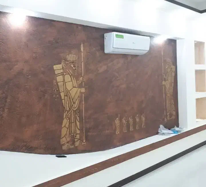 نقاشی من آن نمای خارجی وداخلی ساختمان|خدمات پیشه و مهارت|شاهین‌شهر, فرودگاه هسا|دیوار