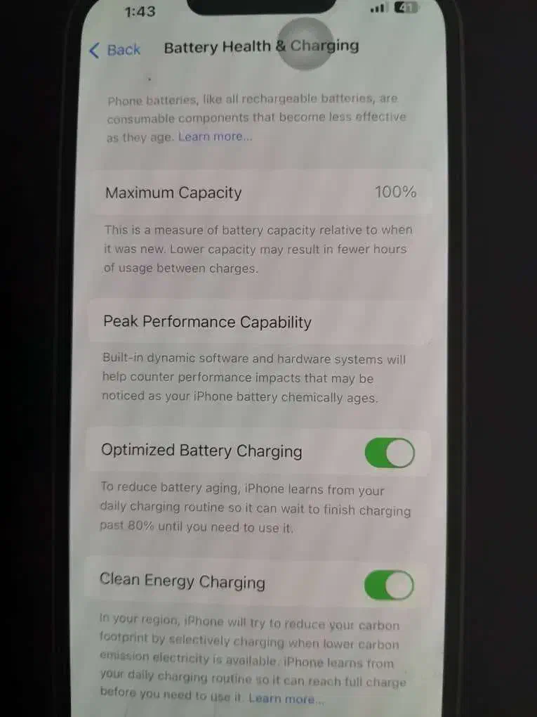 گوشی ایفون ۱۳نرمال باتری ۱۰۰٪|موبایل|تهران, کن|دیوار