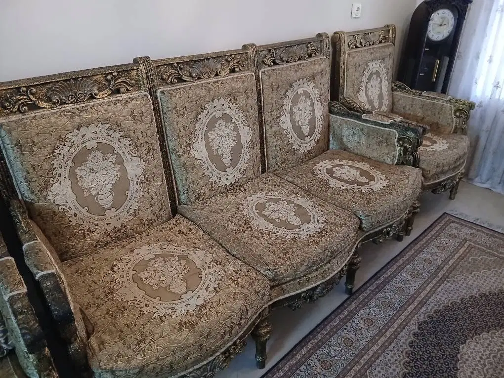 مبل استیل ۸نفره به همراه ناهار خوری ۸نفره|مبلمان خانگی و میز عسلی|تهران, آبشار|دیوار