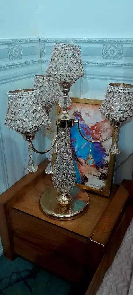 میز و آباژور و جاشمعی|چراغ خواب و آباژور|بندر ماهشهر, |دیوار