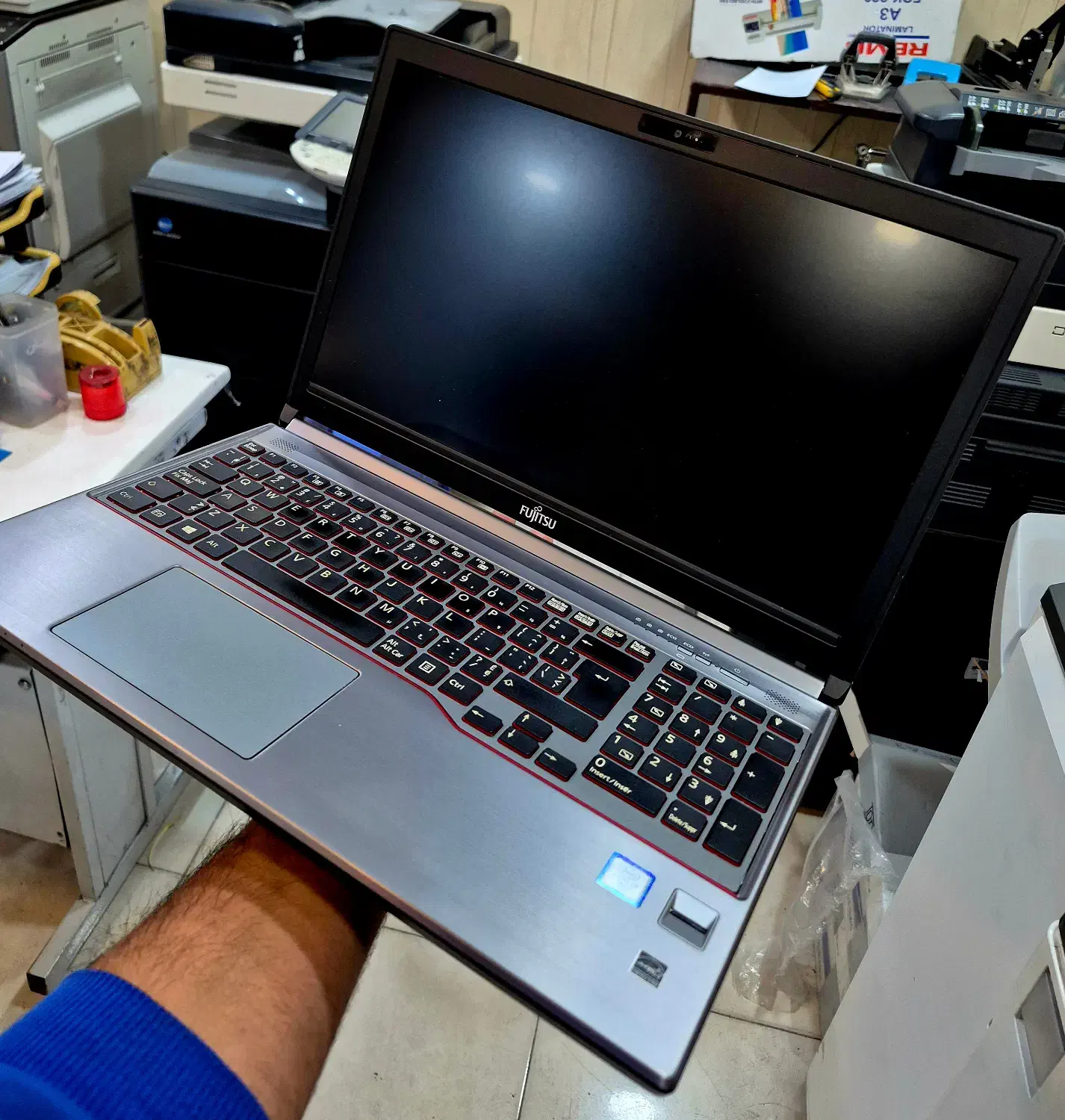 لپتاپ استوک فوجیتسو درحد نو و سالم با قیمت مناسب|رایانه همراه|کرمان, |دیوار