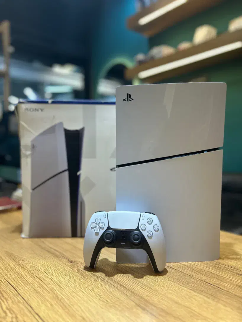 PS5 Slim 1TB دیسک‌خور  فول گیم  تمیز|کنسول، بازی ویدئویی و آنلاین|رشت, بلوار گیلان|دیوار