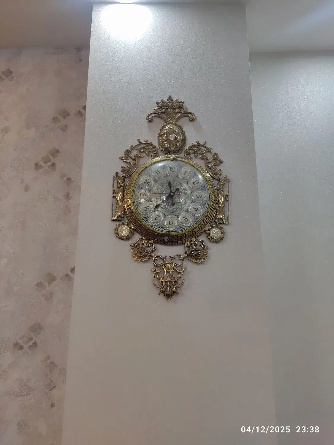 ساعت برنز|ساعت دیواری و تزئینی|اقبالیه, |دیوار