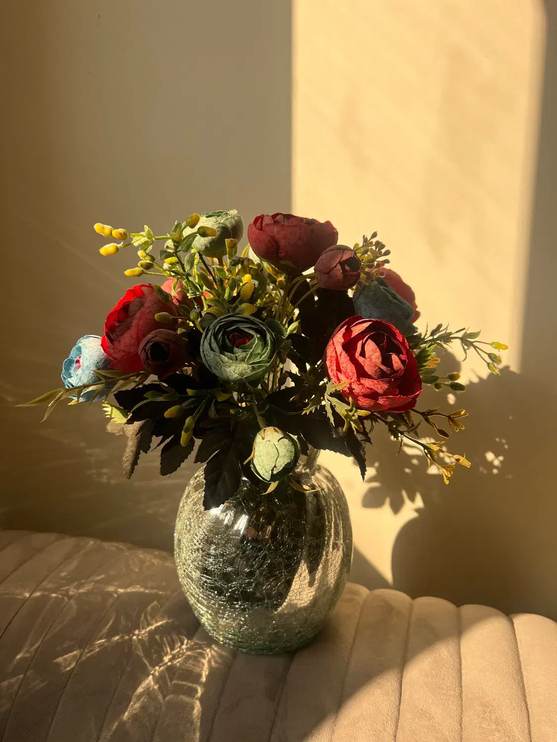 گل وگلدان شیک|گل مصنوعی|شبستر, |دیوار