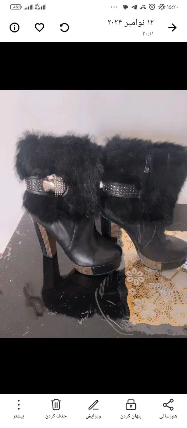 نیم بوت شیک مجلسی|کیف، کفش، کمربند|مهاباد (آذربایجان غربی), |دیوار