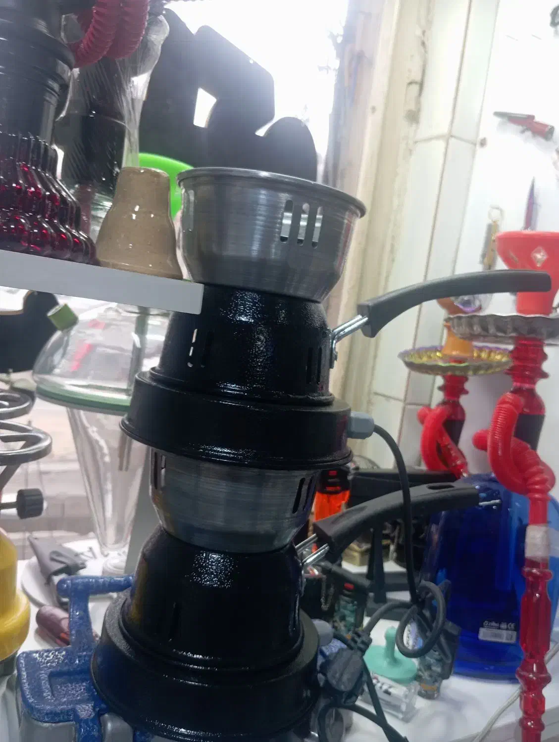 قلیان زغال سرخ کن برقی|سایر لوازم برقی|تبریز, |دیوار