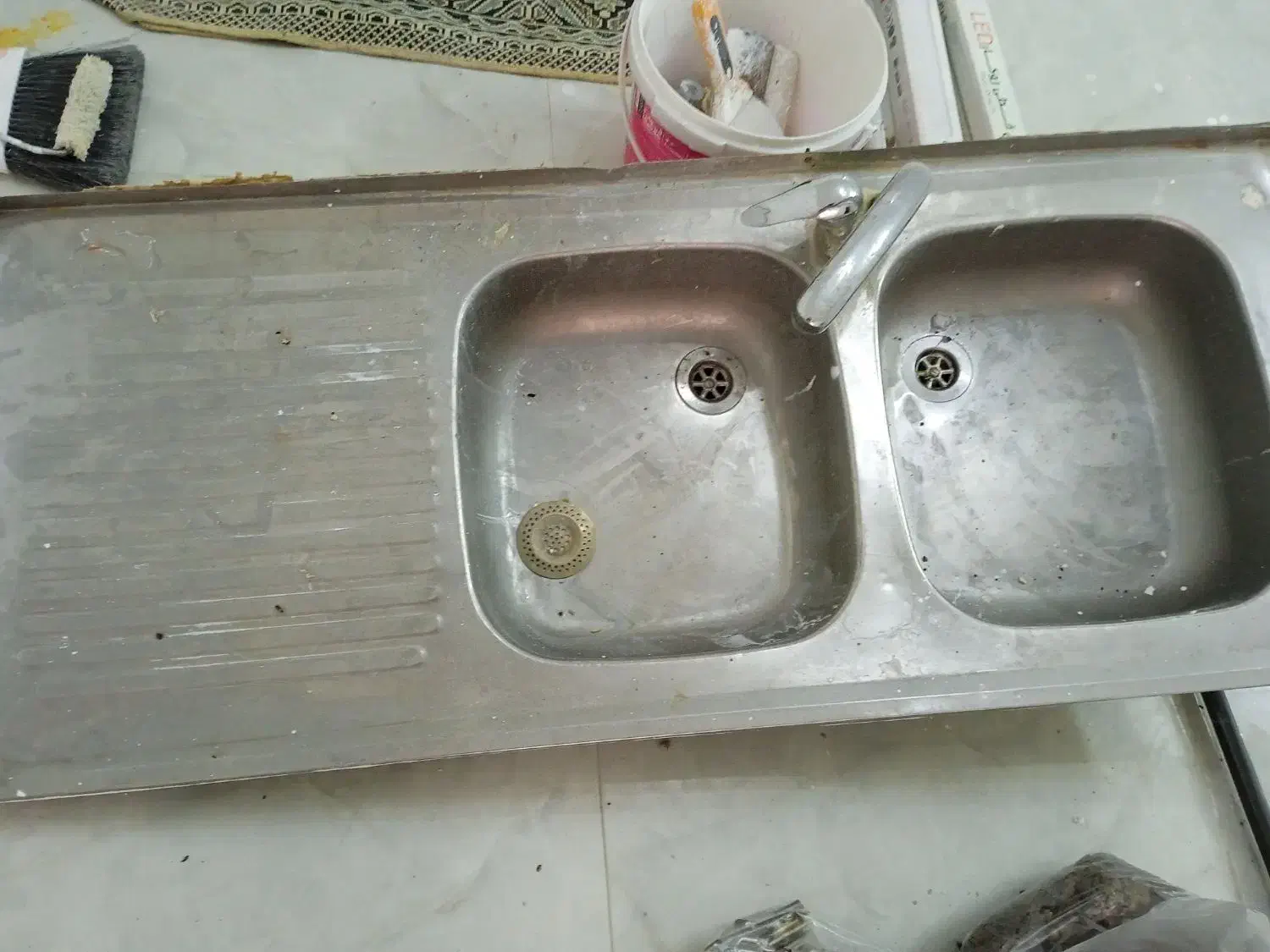 سینک دوقلو باشیر|لوازم سرویس بهداشتی|مشهد, کشف|دیوار