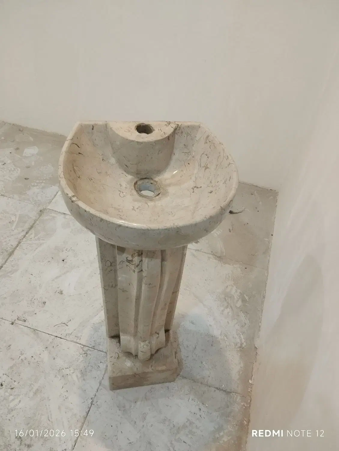 روشویی تمام سنگ سنگ یه تیکه|لوازم سرویس بهداشتی|باقرشهر, |دیوار