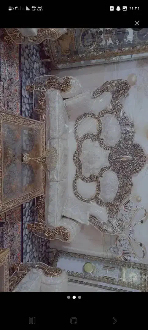 مبل سلطنتی هفت نفره|مبلمان خانگی و میز عسلی|بشاریات, |دیوار