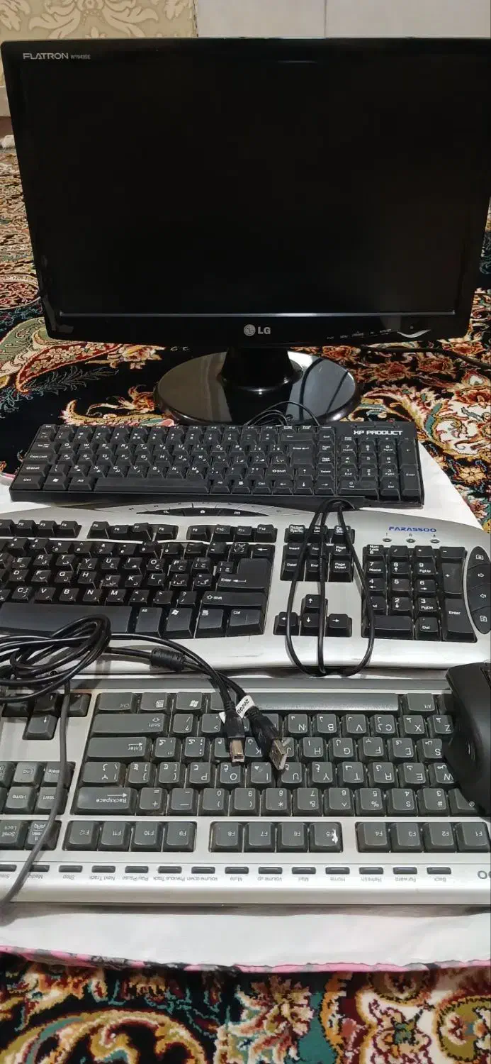 مانیتور وکیبورد کامپیوتر|قطعات و لوازم جانبی رایانه|فردیس, شهرک شهید حسینی|دیوار